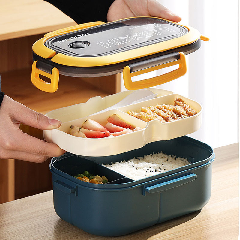 Dual Layered Portable Lunch Box