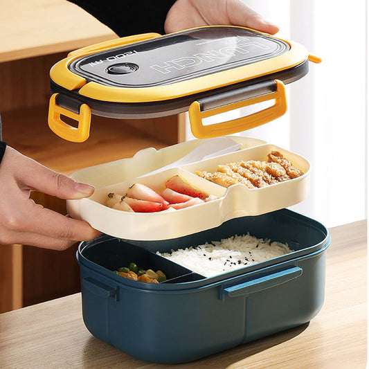 Dual Layered Portable Lunch Box