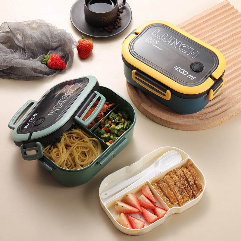 Dual Layered Portable Lunch Box