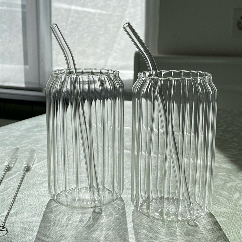 Handmade Glass Beverage Container