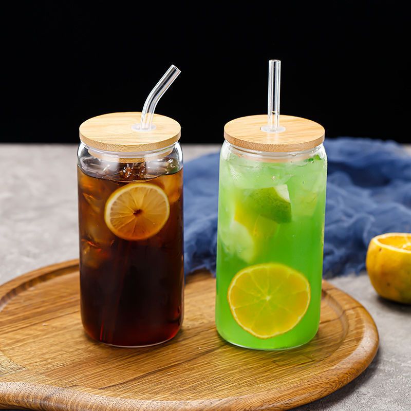 Handmade Glass Beverage Container